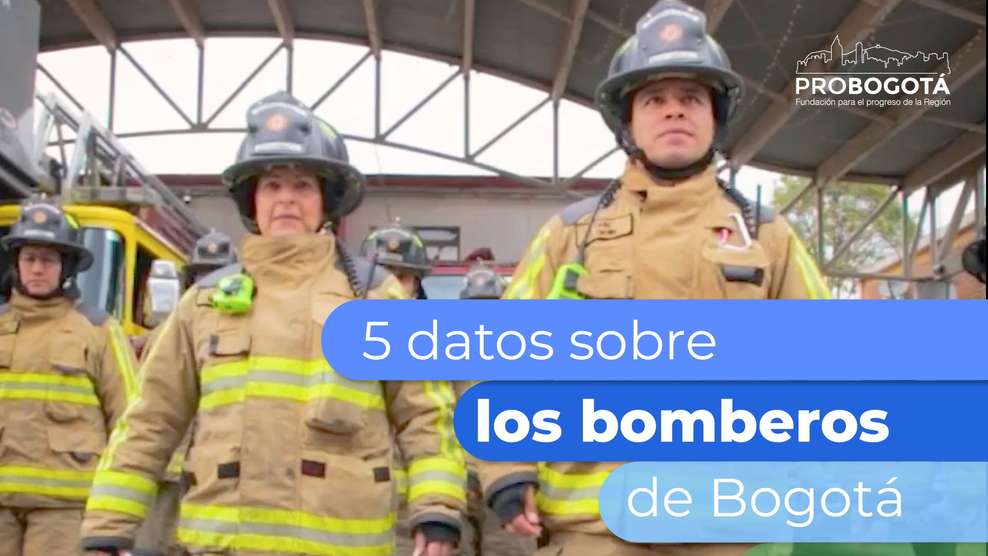 5 datos sobre los bomberos de Bogotá