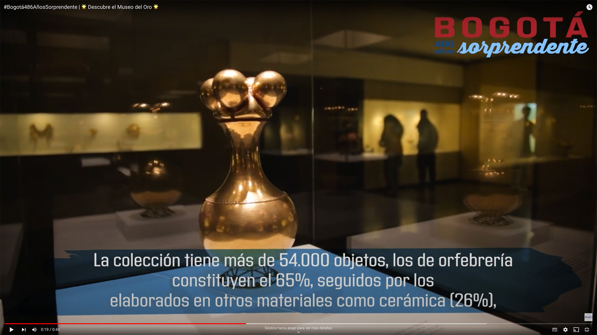 Bogotá 486 años sorprendente – El Museo del Oro